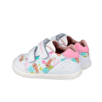 Biomecanics pantofi fete BAREFOOT 19-26 Napa Blanco cu leopard
