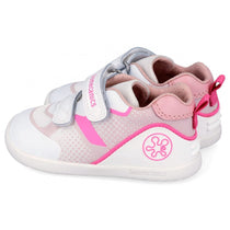 Biomecanics pantofi fete BAREFOOT 19-26 Rejilla Blanco Y Rosa