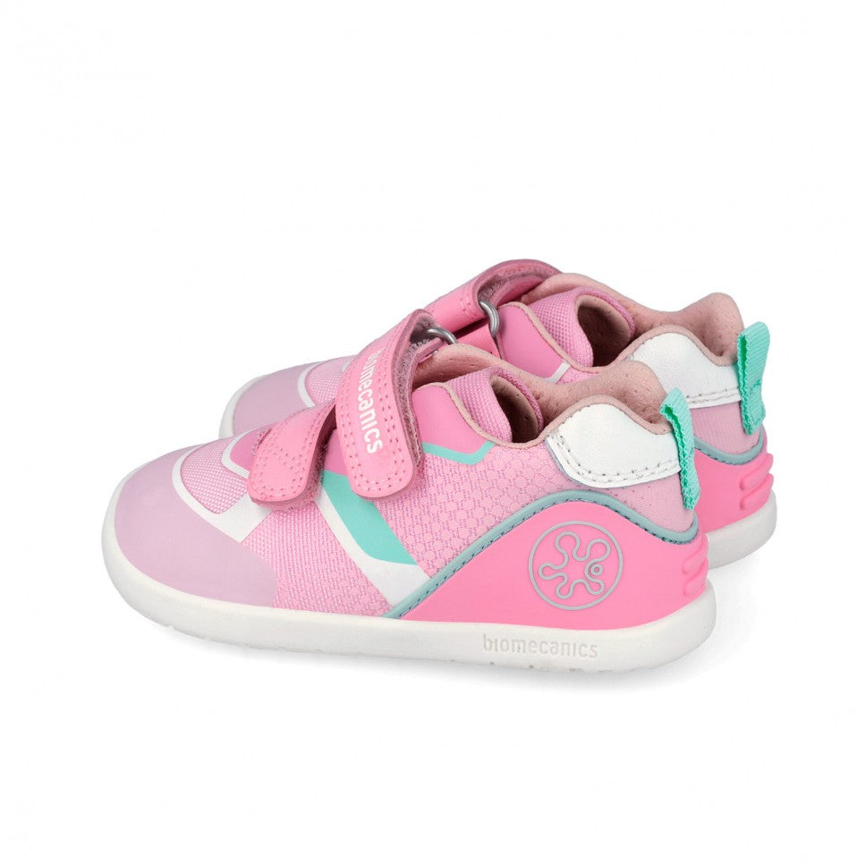 Biomecanics pantofi fete BAREFOOT 19-26 Rejilla Rosa