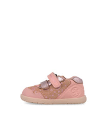 Biomecanics pantofi fete Barefoot 19-26 Sauvage Petalo cu inimioare si flori
