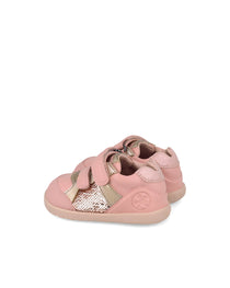 Biomecanics pantofi fete Barefoot 19-26 Sauvage Petalo cu paiete
