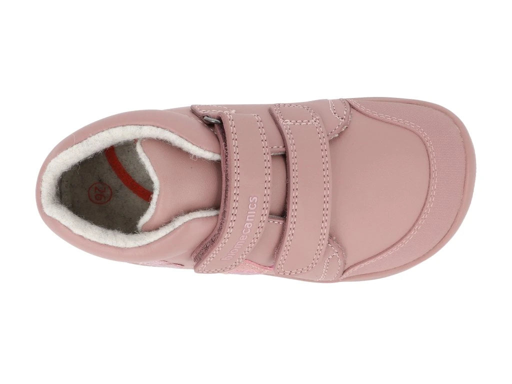 Biomecanics pantofi fete captusiti Barefoot 19-25 Sauvage Kiss cu pasare
