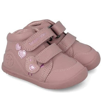 Biomecanics pantofi fete captusiti Barefoot 19-25 Sauvage Kiss cu pasare