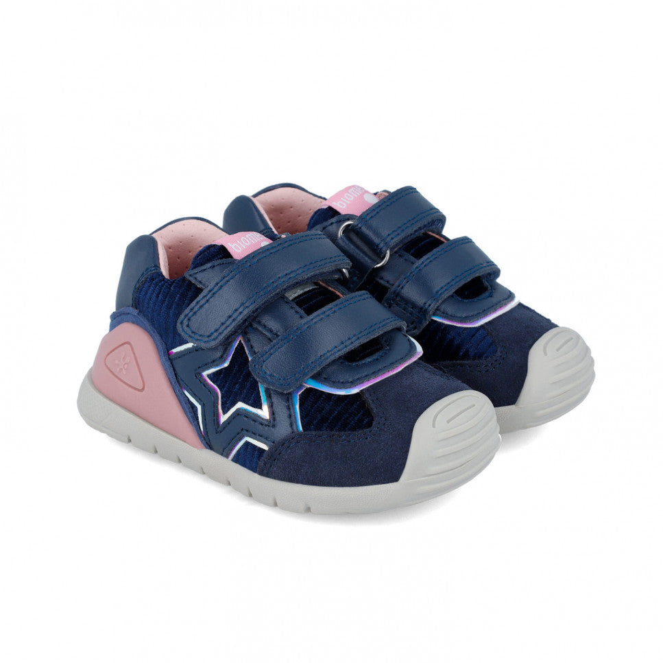 Biomecanics pantofi fete cu catifea 18-24 Ocean cu stea