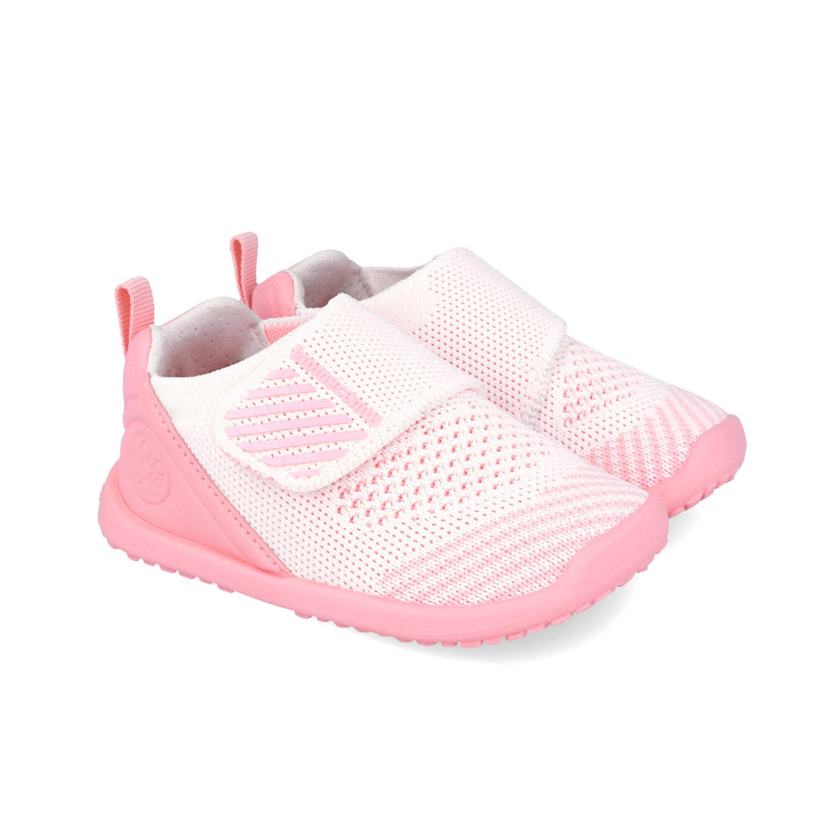 Biomecanics pantofi fete de casa Wider Biohome Barefoot Primii Pasi 19-26 Rejilla Blanco Y Rosa Imagine principală a produsului