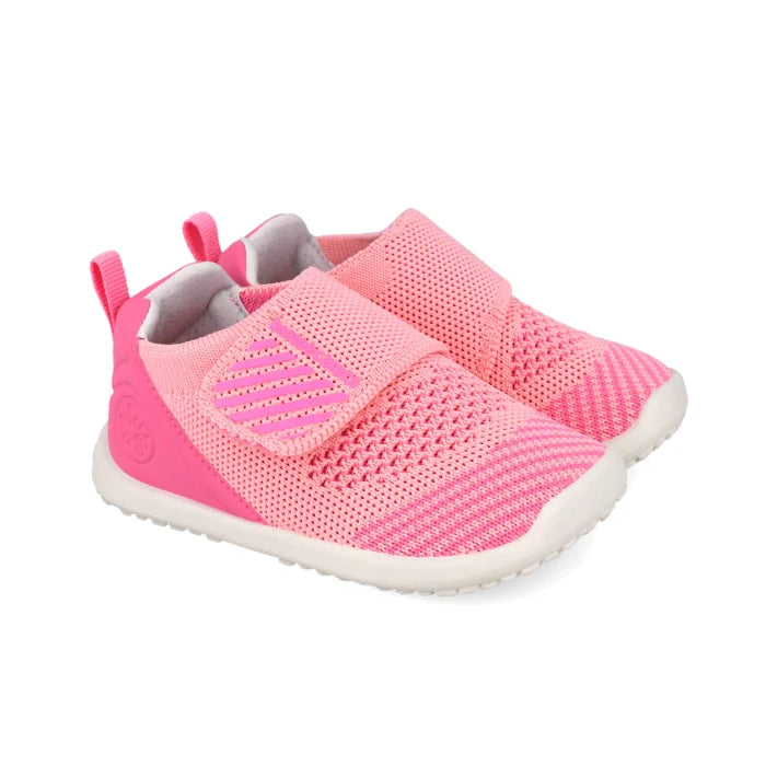 Biomecanics pantofi fete de casa Wider Biohome Barefoot Primii Pasi 19-26 Rejilla Rosa Imagine principală a produsului