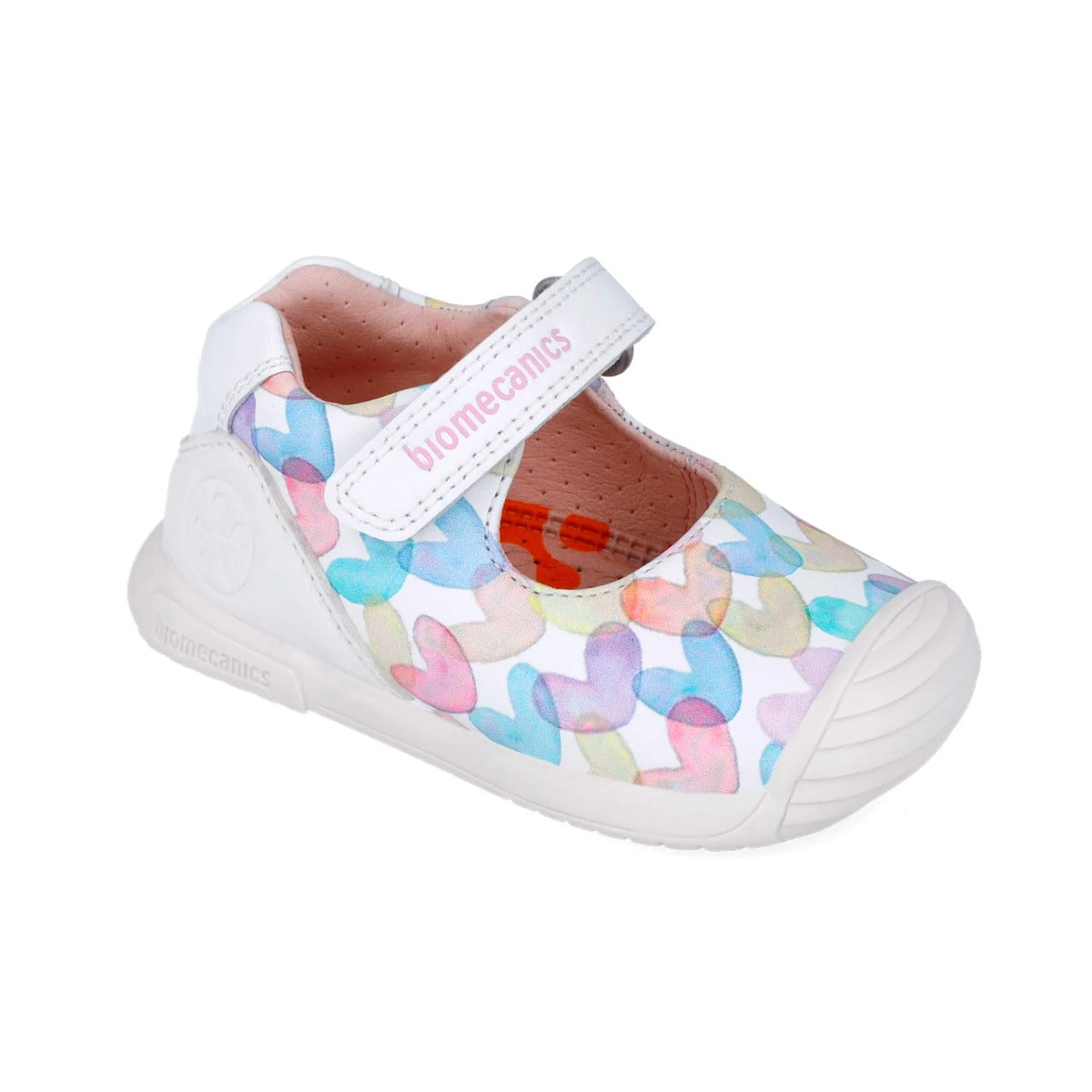 Biomecanics pantofi fete decupati 18-24 Napa Blanco cu inimioare Imagine secundară a produsului