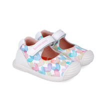 Biomecanics pantofi fete decupati 18-24 Napa Blanco cu inimioare