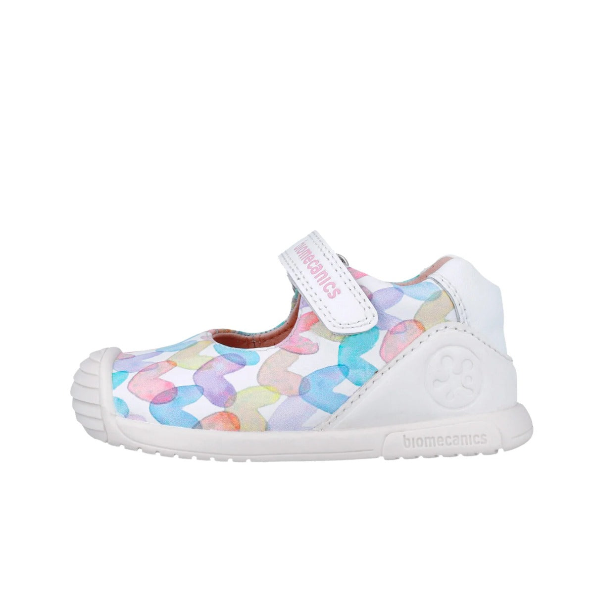 Biomecanics pantofi fete decupati 18-24 Napa Blanco cu inimioare