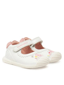 Biomecanics pantofi fete decupati 18-24 Napa Blanco cu puisor