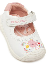 Biomecanics pantofi fete decupati 18-24 Napa Blanco cu puisor