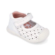 Biomecanics pantofi fete decupati 18-25 Sauvage Blanco cu stelute decupate