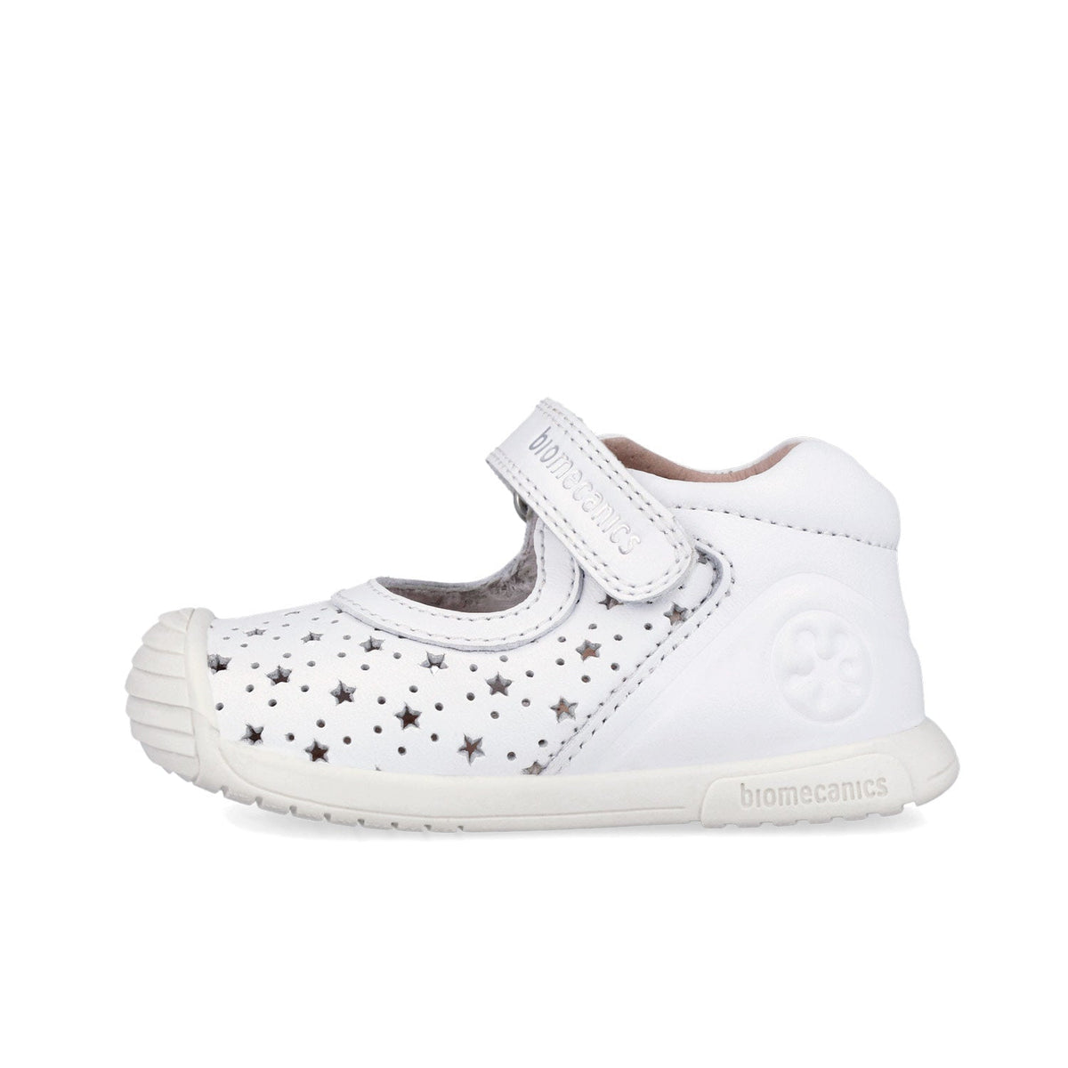 Biomecanics pantofi fete decupati 18-25 Sauvage Blanco cu stelute decupate