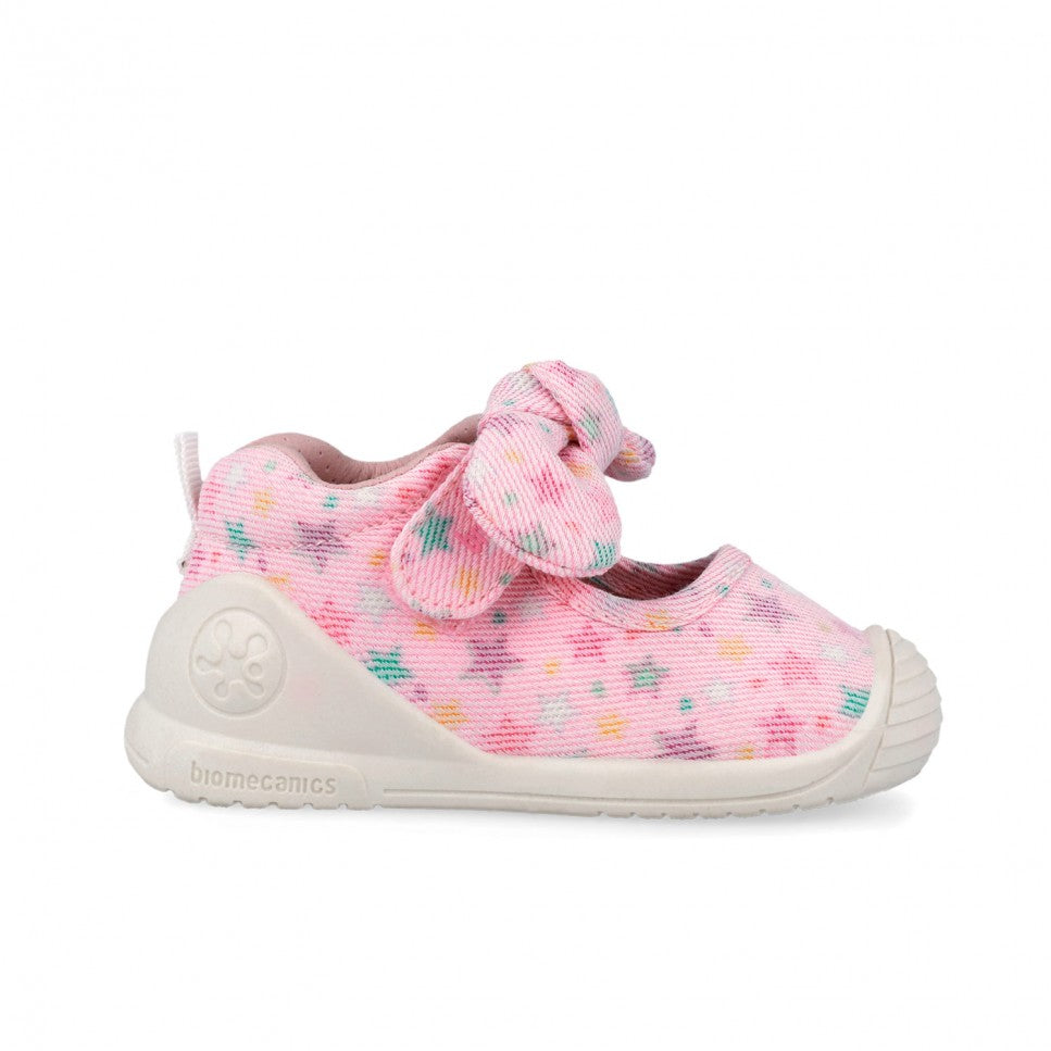 Biomecanics lány vászoncipő First Steps 19-24 Lurex Rosa csillagokkal Másodlagos kép