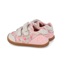 Biomecanics pantofi fete din panza BAREFOOT 19-26 Lurex Beige