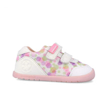 Biomecanics pantofi fete din panza BAREFOOT 19-26 Lurex Blanco