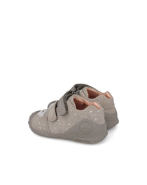 Biomecanics pantofi fete 18-25 Serraje Laminado Grigio cu Raton