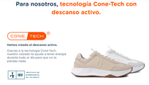 Biomecanics pantofi fete sport Cone-Tech 36-41 Napa Y Serraje Blanco Y Ivory
