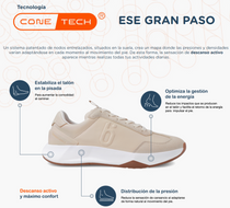 Biomecanics pantofi fete sport Cone-Tech 36-41 Napa Y Serraje Nude