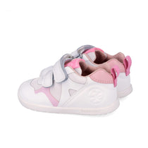 Biomecanics pantofi fete sport First Steps Barefoot 19-26 Blanco Y Rosa