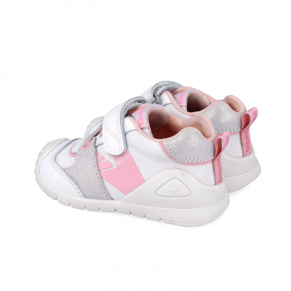 Biomecanics pantofi fete sport Primii pasi 18-24 Napa Blanco Y Cotton