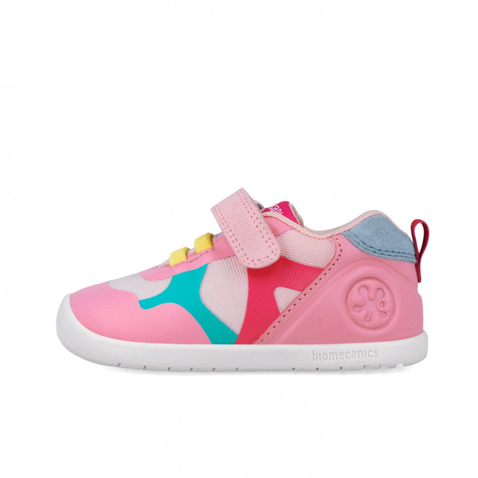 Biomecanics pantofi fete sport Primii pasi 19-23 Rejilla Rosa Y Magnolia