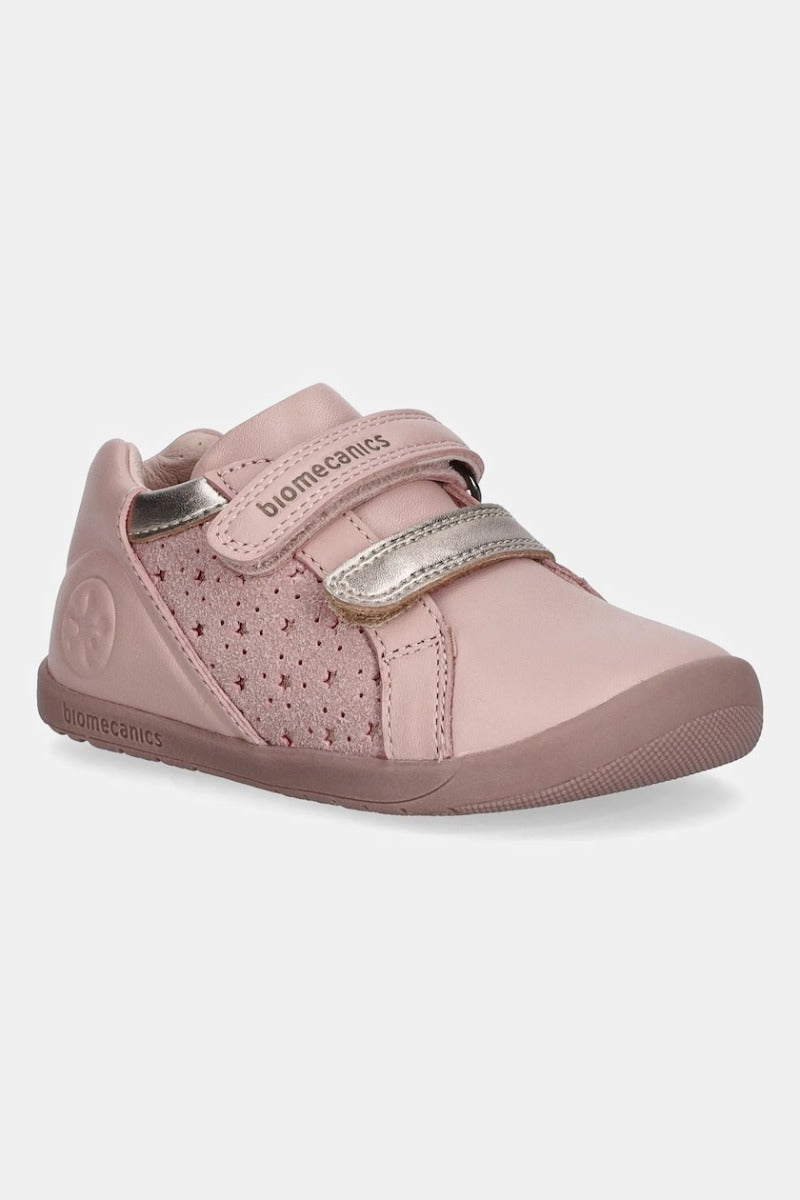 Biomecanics pantofi fetite Barefoot 19-24 Sauvage Petalo cu stelute