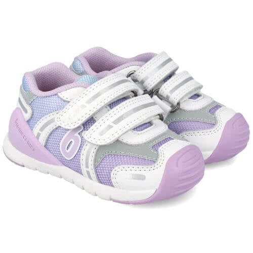 Biomecanics pantofi fetite sport 19-25 Napa Blanco Y Lila Imagine principală a produsului