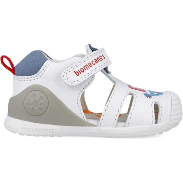 Biomecanics sandale baieti 18-25 Napa Blanco cu pirati