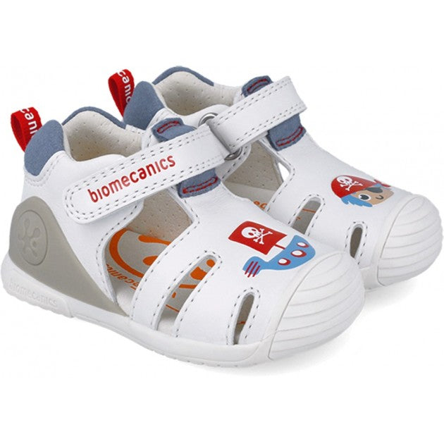 Biomecanics sandale baieti 18-25 Napa Blanco cu pirati Imagine principală a produsului