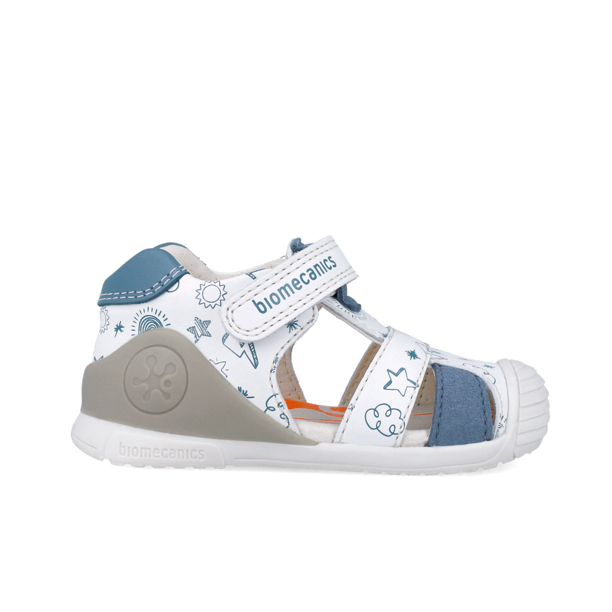 Biomecanics sandale baieti 18-25 Napa Blanco Y Indigo Imagine secundară a produsului