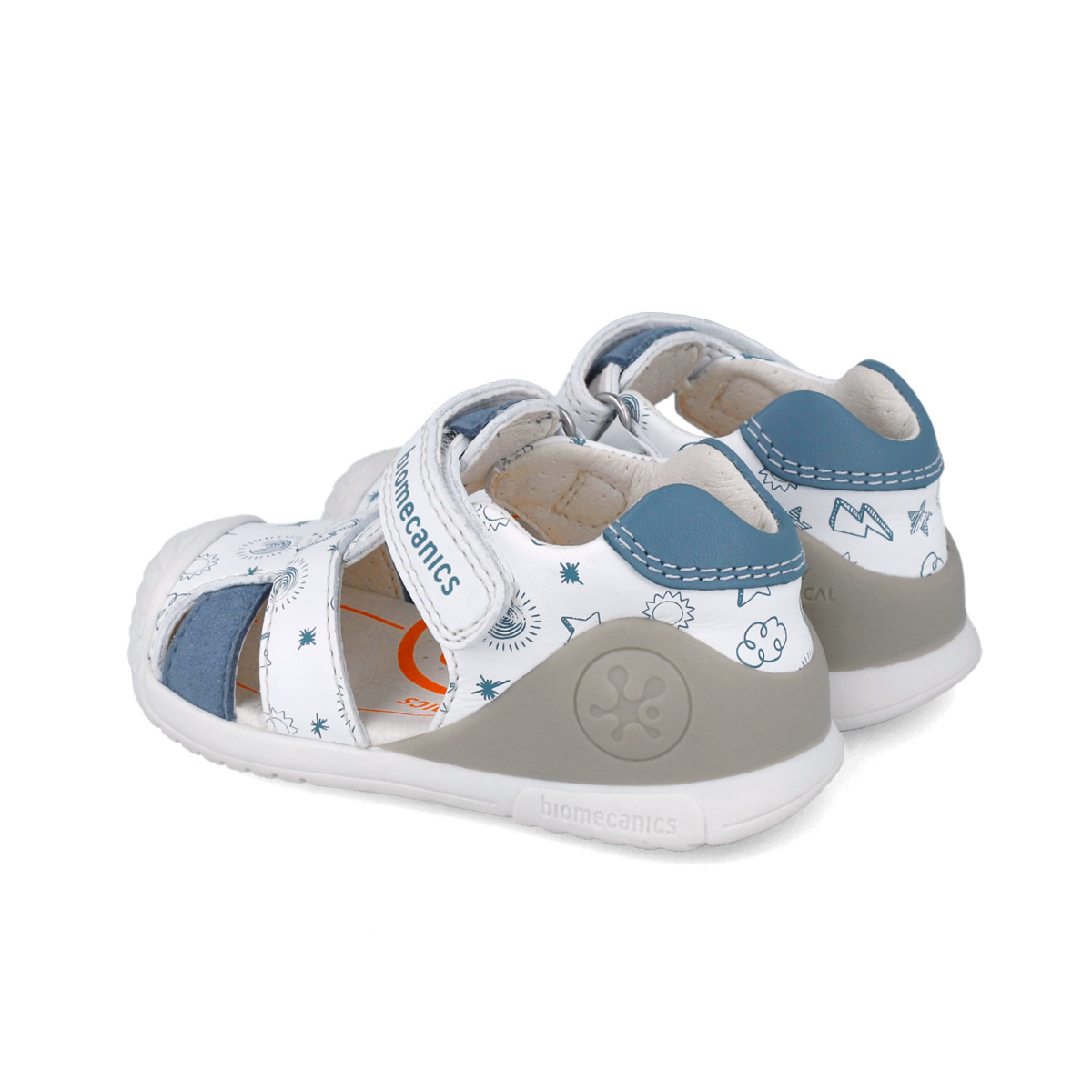 Biomecanics sandale baieti 18-25 Napa Blanco Y Indigo