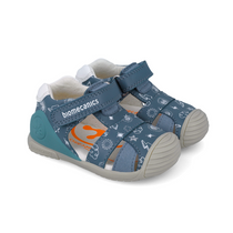 Biomecanics sandale baieti 18-25 Sauvage Petrol cu stele