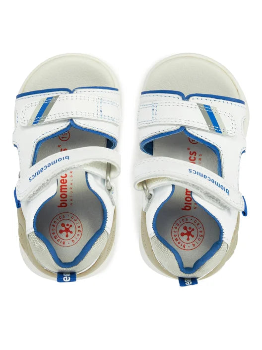 Biomecanics sandale baieti 19-25 Napa Blanco cu albastru
