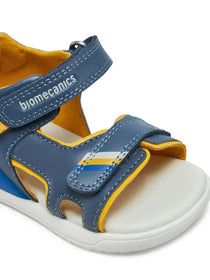 Biomecanics sandale baieti 19-25 Sauvage Petrol cu galben