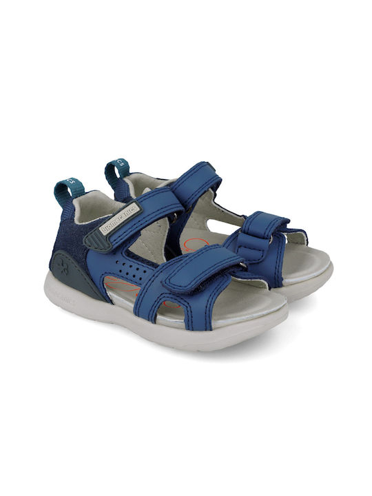 Biomecanics sandale baieti 25-27 Nobuck Petrol