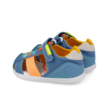 Biomecanics sandale baieti Barefoot din panza canvas 19-26 Pique Jeans cu masina