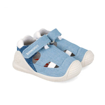 Biomecanics vászon kisfiú szandál Barefoot First Steps 18-24 Pique Farmer
