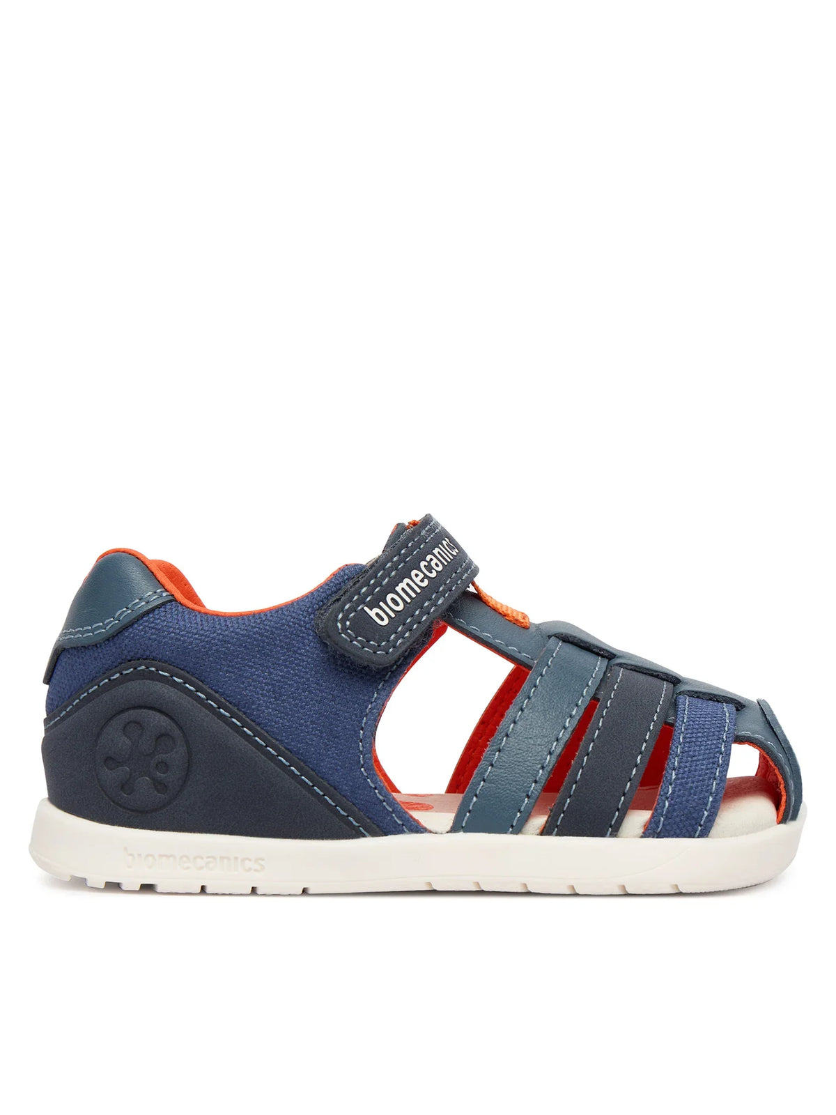 Biomecanics sandale baieti Barefoot Primii Pasi cu varf protejat 19-26 Sauvage Petrol