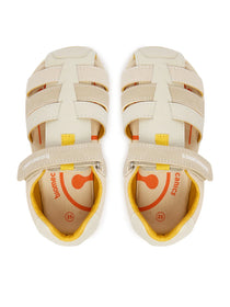 Biomecanics sandale baieti Barefoot Primii Pasi cu varf protejat 19-26 Sauvage Sporco