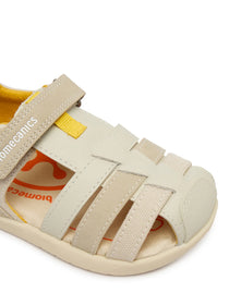 Biomecanics sandale baieti Barefoot Primii Pasi cu varf protejat 19-26 Sauvage Sporco