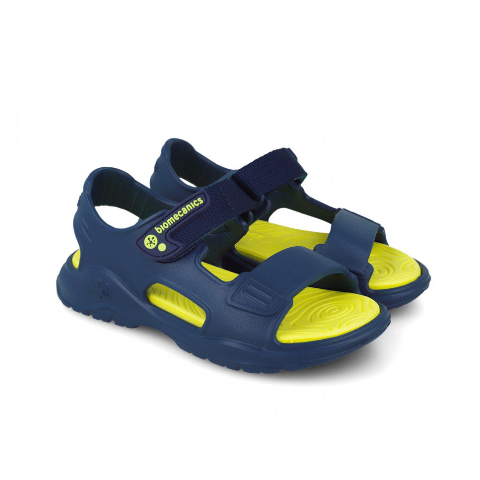 Biomecanics sandale baieti de plaja 24-34 Mat Azul-Lime Imagine principală a produsului