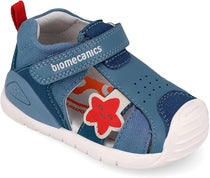 Biomecanics sandale baieti Primii Pasi 18-25 Sauvage Indigo cu stea de mare
