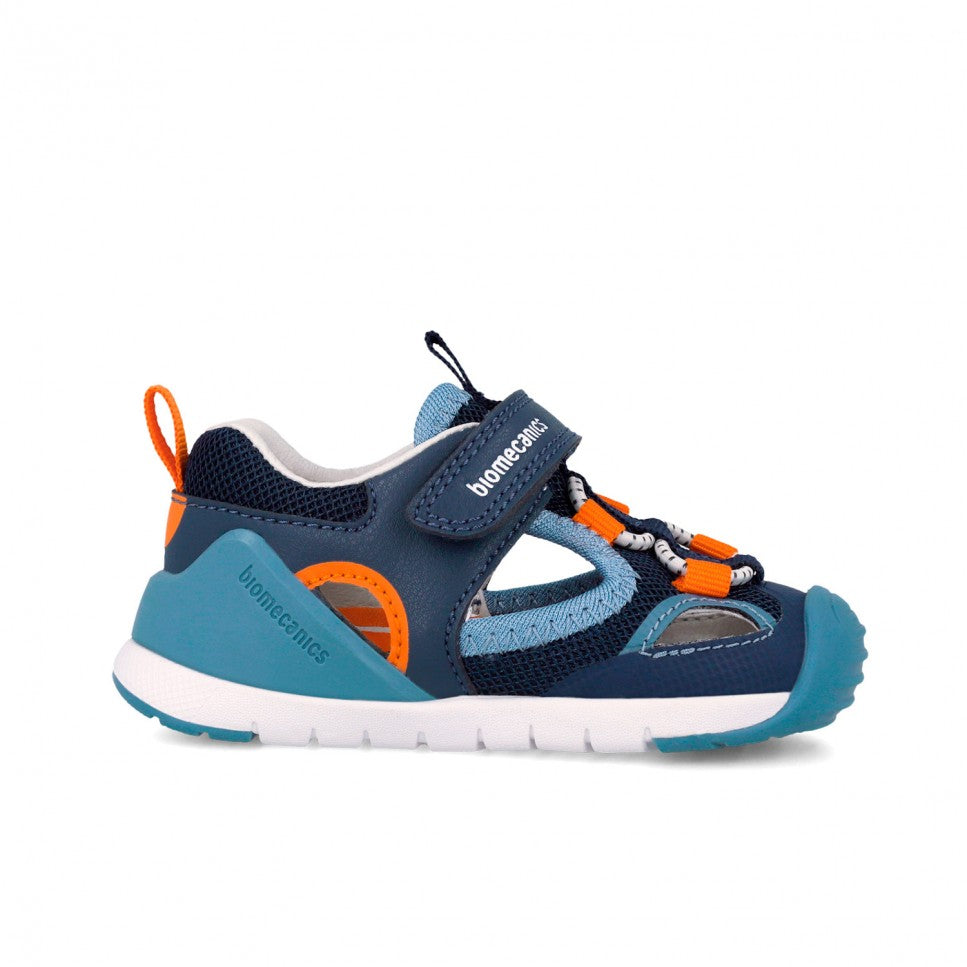 Biomecanics fiú sport szandál First Steps 20-25 Rejilla Azul