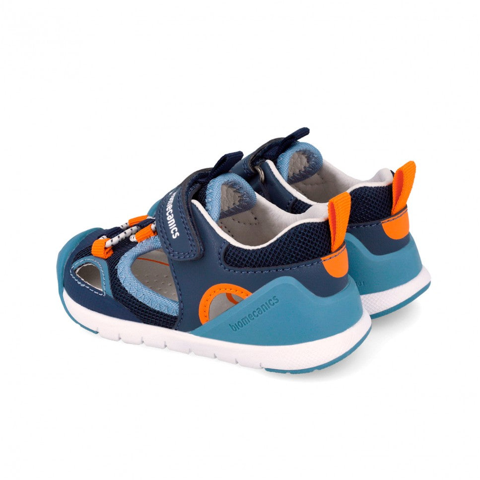 Biomecanics fiú sport szandál First Steps 20-25 Rejilla Azul