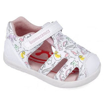 Biomecanics sandale fete 19-23 Napa Blanco cu animale