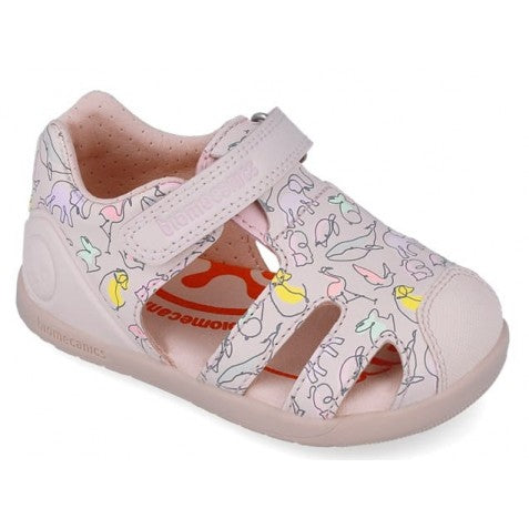 Biomecanics sandale fete 19-23 Sauvage Cotton cu animale