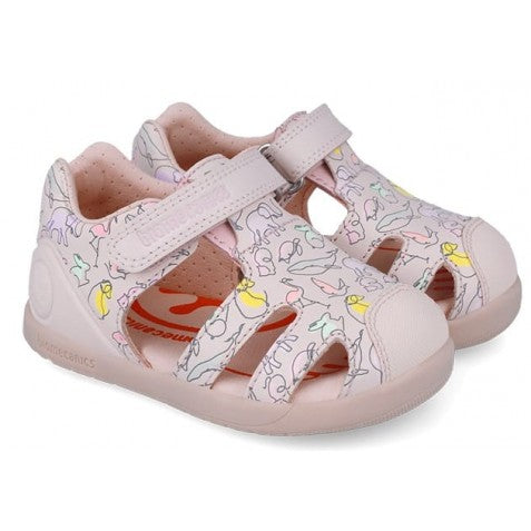 Biomecanics sandale fete 24-26 Sauvage Cotton cu animale