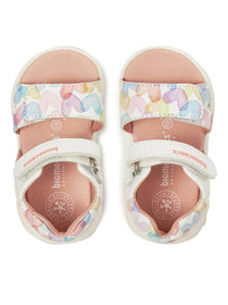 Biomecanics sandale fete 19-25 Nappa Blanco cu inimioare