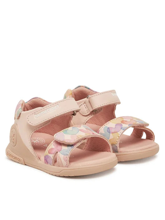 Biomecanics sandale fete 19-25 Sauvage Cotton cu inimioare